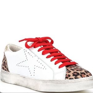 NIB Steve Madden Rezza Red Leopard Sneakers 9